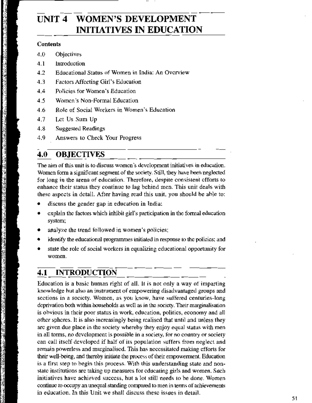Unit-4 - A notes related to women role in national development - UNIT 4 ...