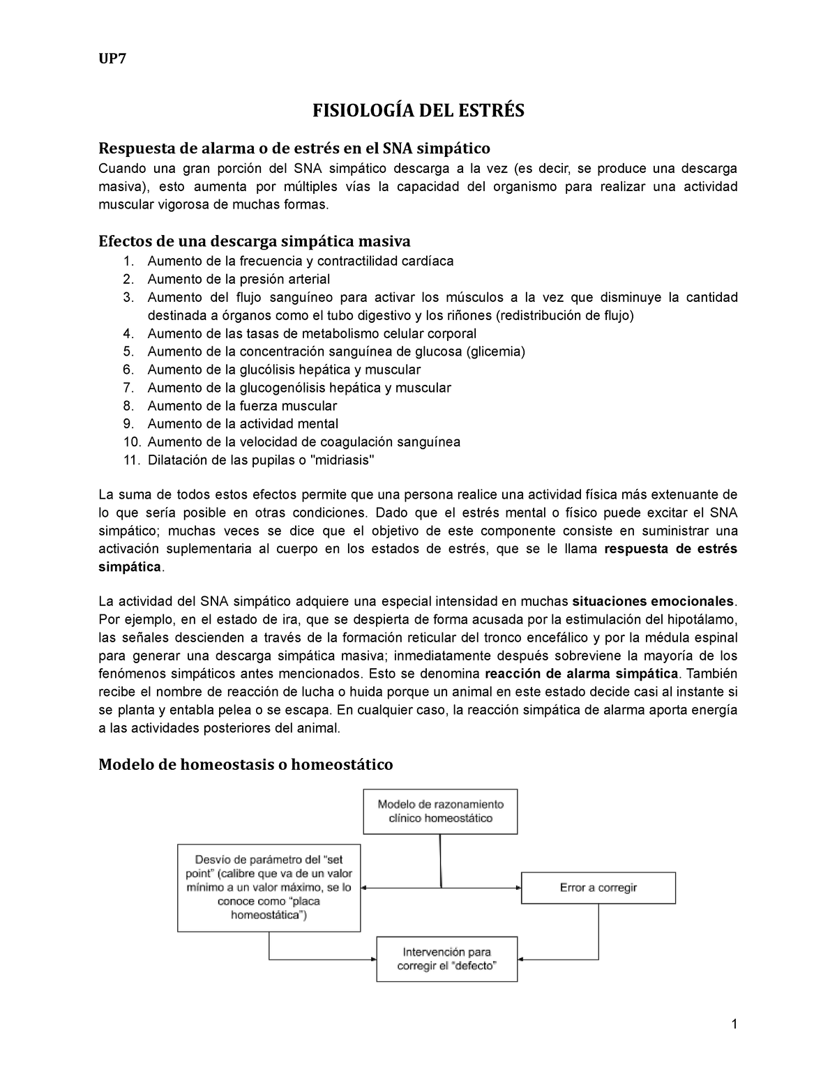 Fisiología Del Estres FisiologÍa Del EstrÉs Respuesta De Alarma O De Estrés En El Sna 9810