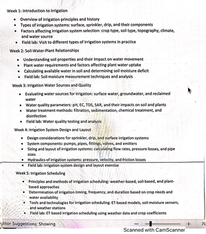 AGM hw - Course AG 181 Homework Practice material Answers provided ...