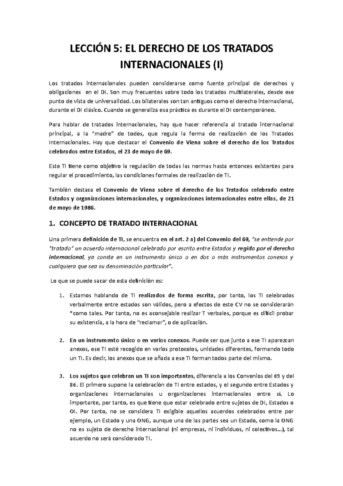 Derecho Internacional Publico Tema5 - LECCIÓN 5: EL DERECHO DE LOS ...