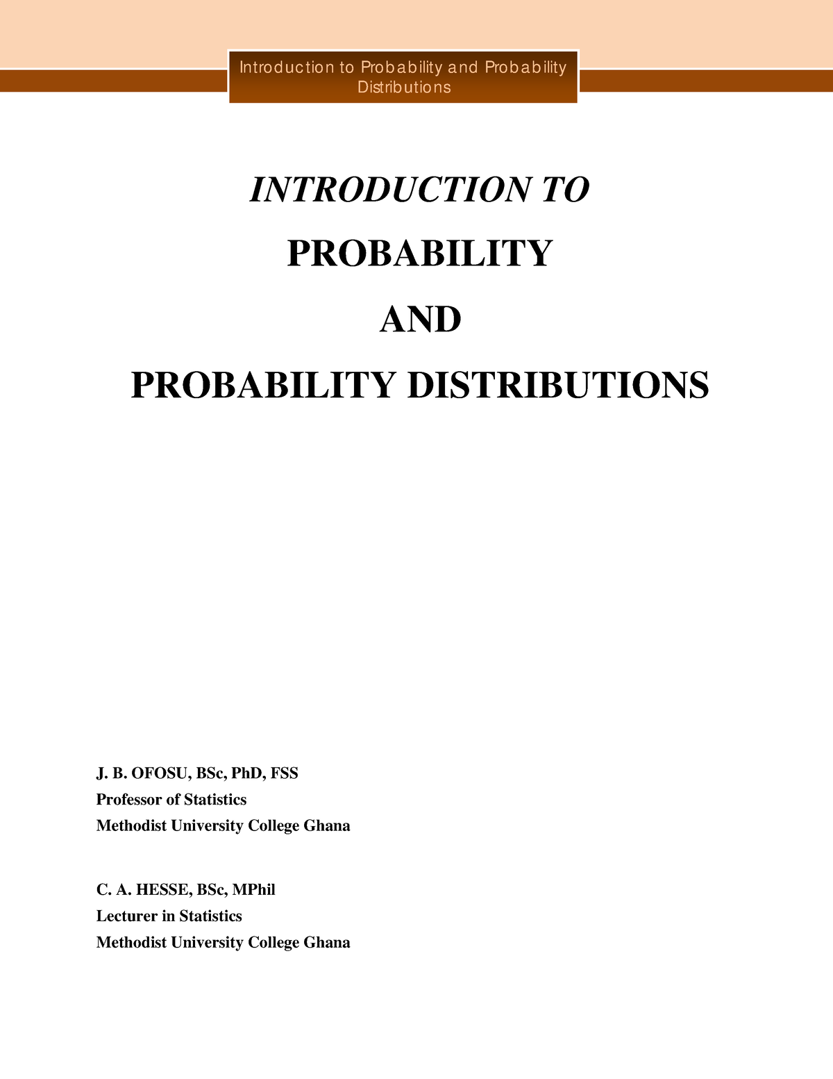 Introduction To Probability And Statistics Rgpv