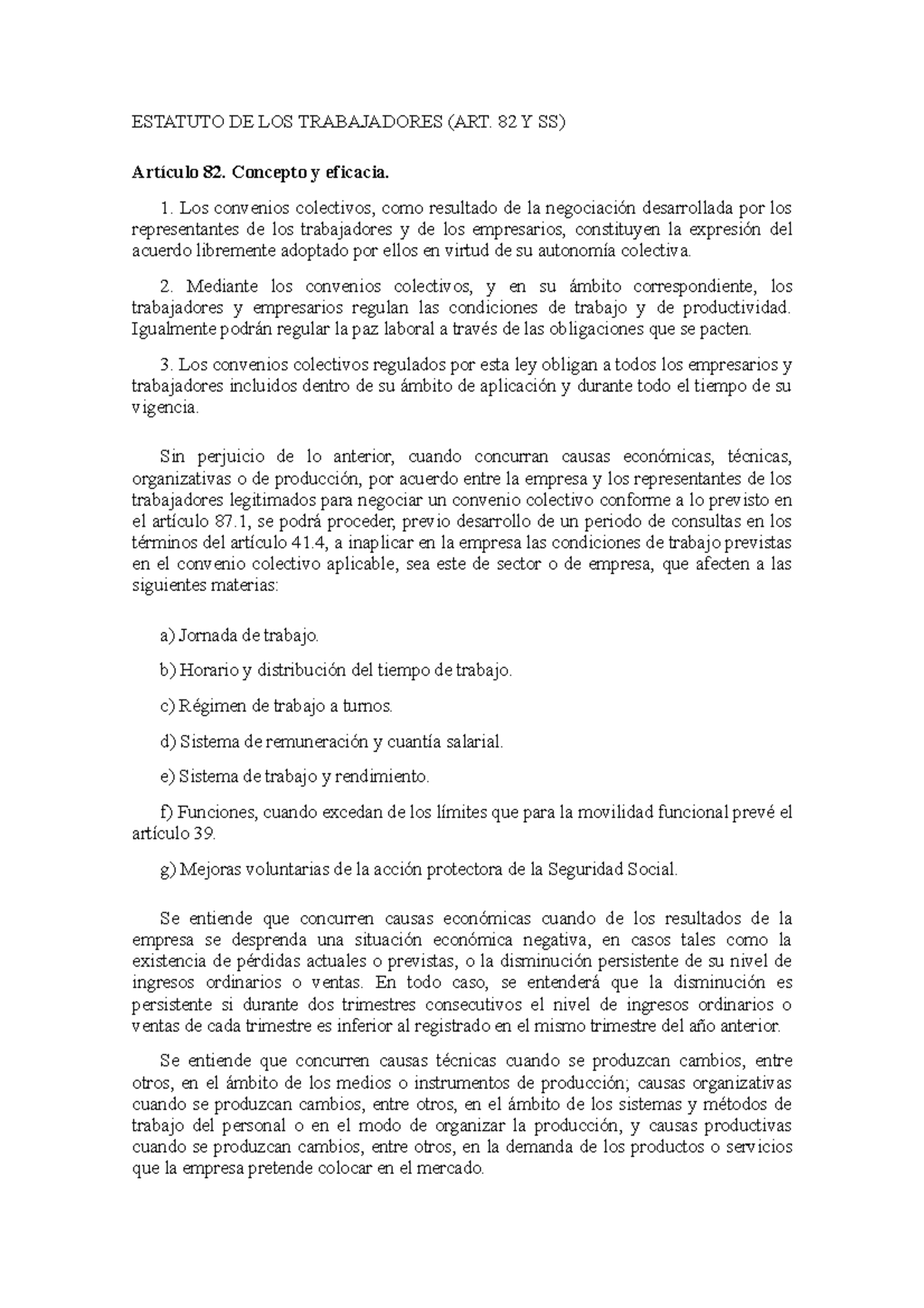 Artículos Examen Derecho Del Trabajo Y La Seguridad Social II ...