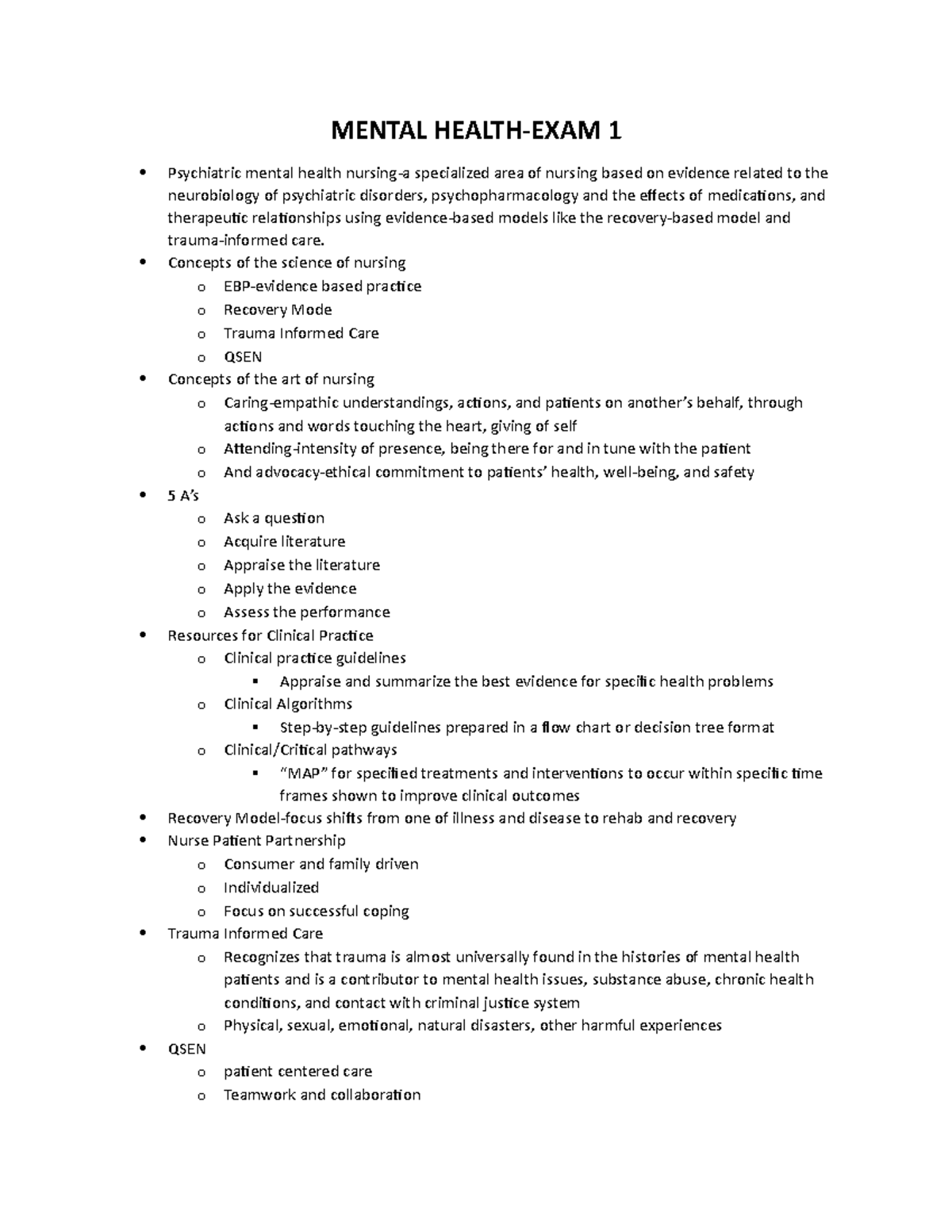 Quizlet Mental Health Exam 1 - vqpwgpr