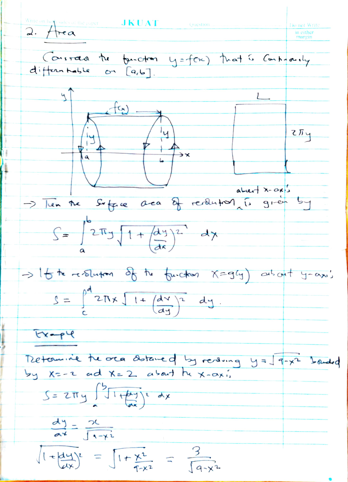 SMA2102 Calculus II Lesson 6 - Bsc. Mathematics And Computer Science ...