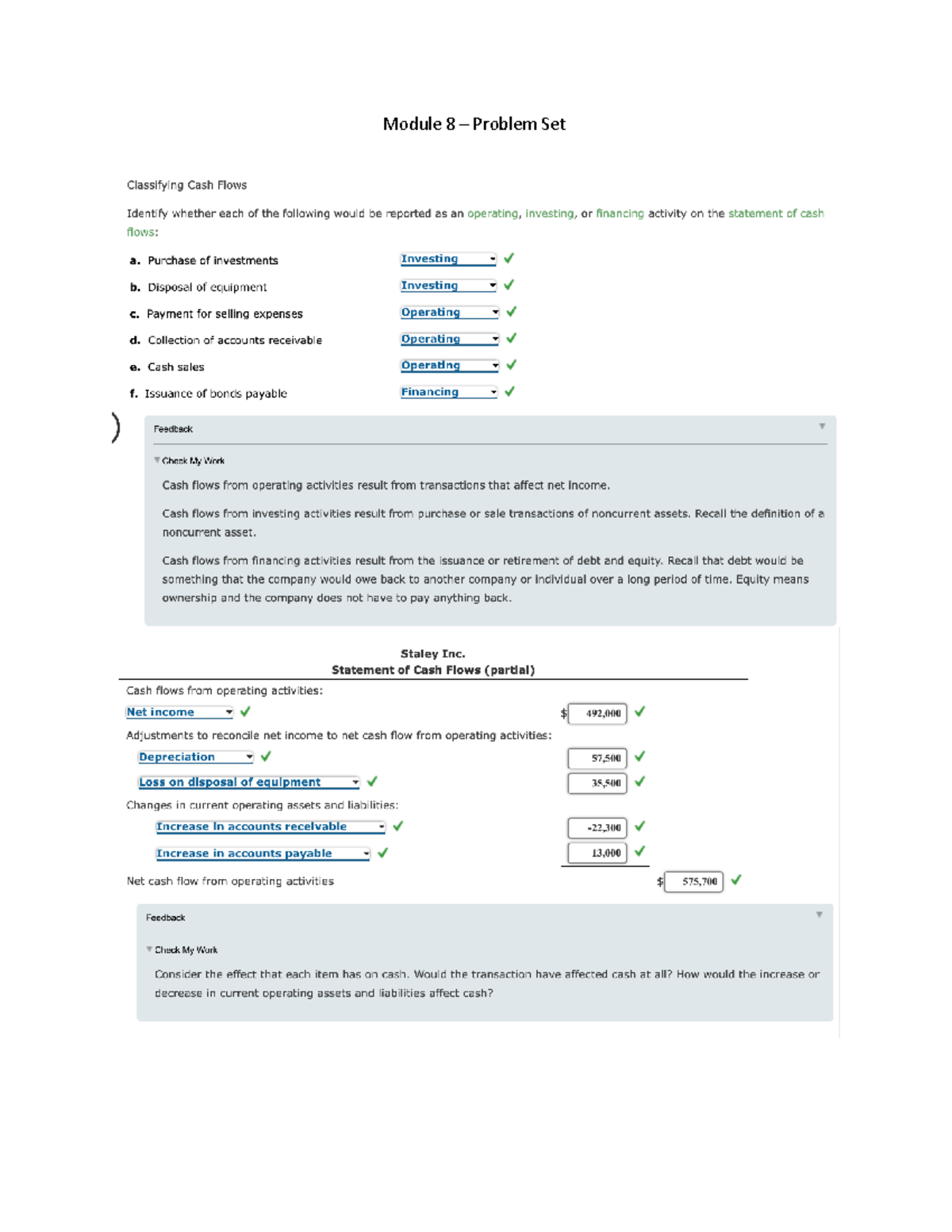 ACC-201 - Module 8 - Problem Set 2 - ACC 201 - Module 8 – Problem Set ...