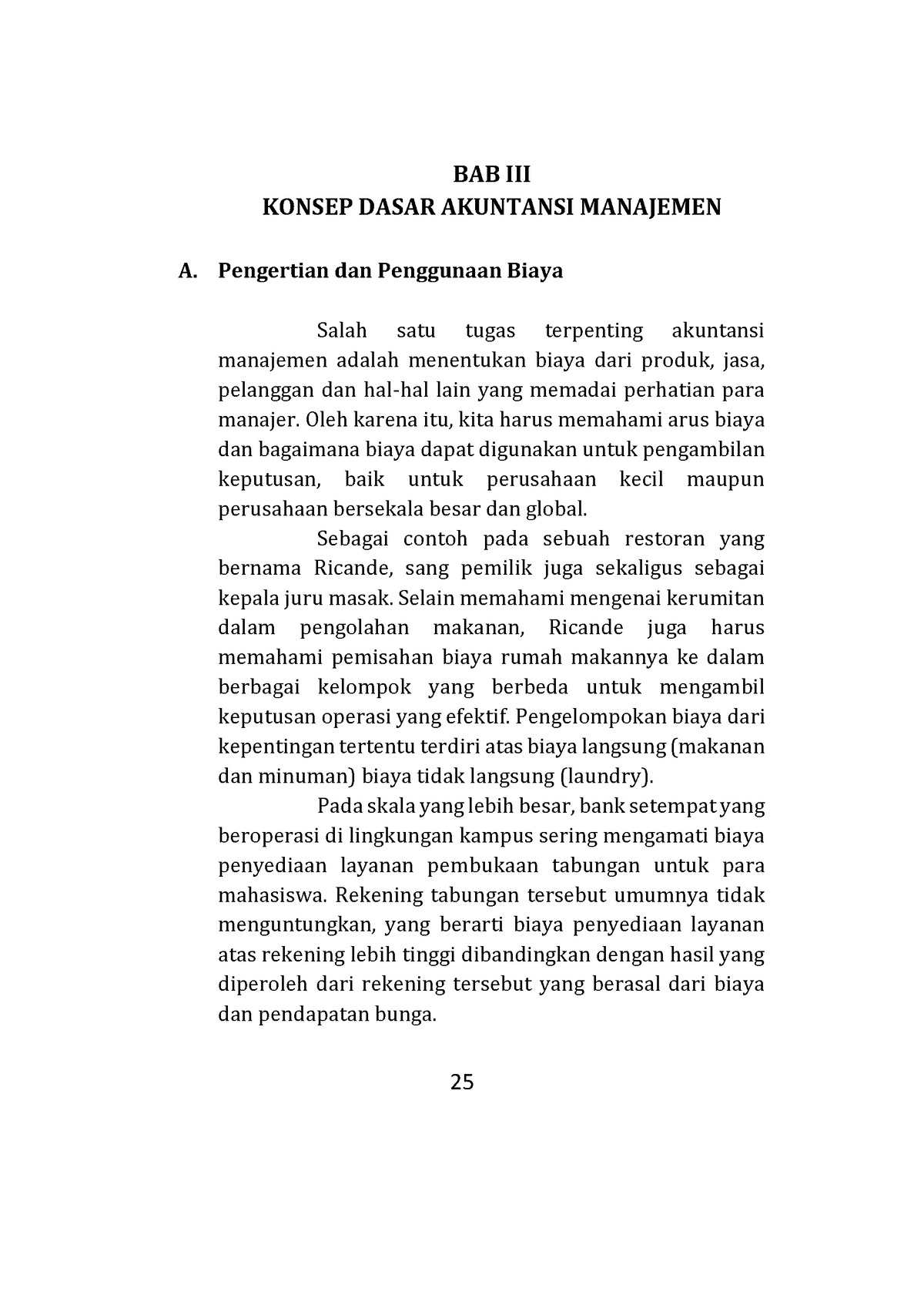 BAB III - Makalah Akuntansi Manajemen - BAB III KONSEP DASAR AKUNTANSI ...