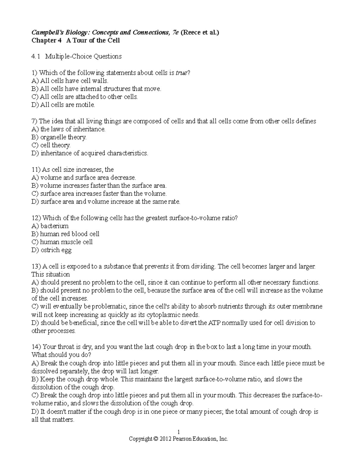 Chapter 4 - I Love This - Campbell's Biology: Concepts And Connections ...