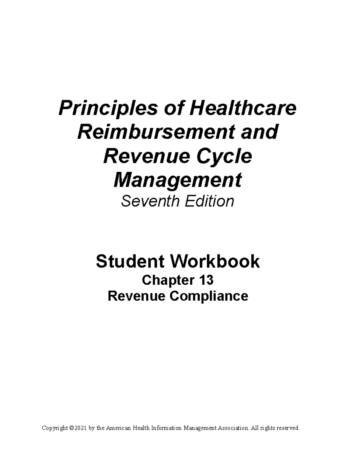 ab202019-ch13-workbook-principles-of-healthcare-reimbursement-and