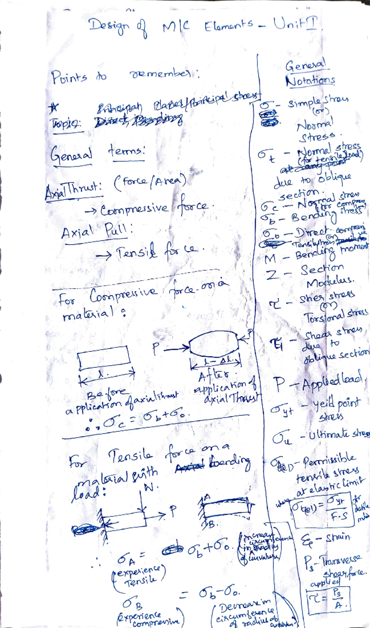 Dme unit 1 notes part 1 - Points o 0emebe Design a Me Elaments UaitT ...