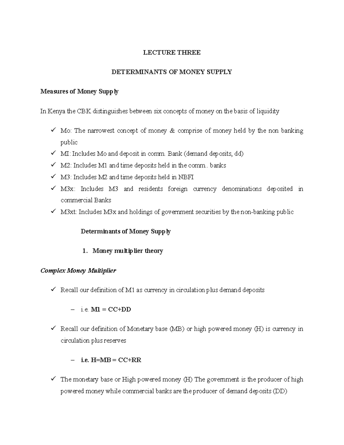 monetary-innovations-lecture-three-determinants-of-money-supply