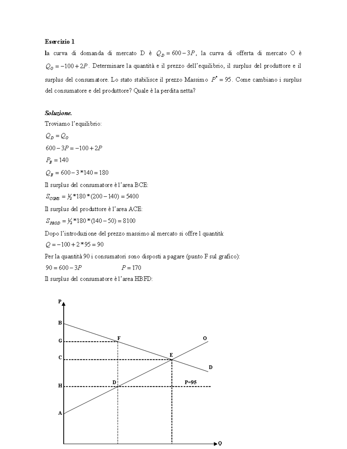 Altri Esercizi - Esercitazioni Che La Prof Mette Tra I Vari Appelli ...