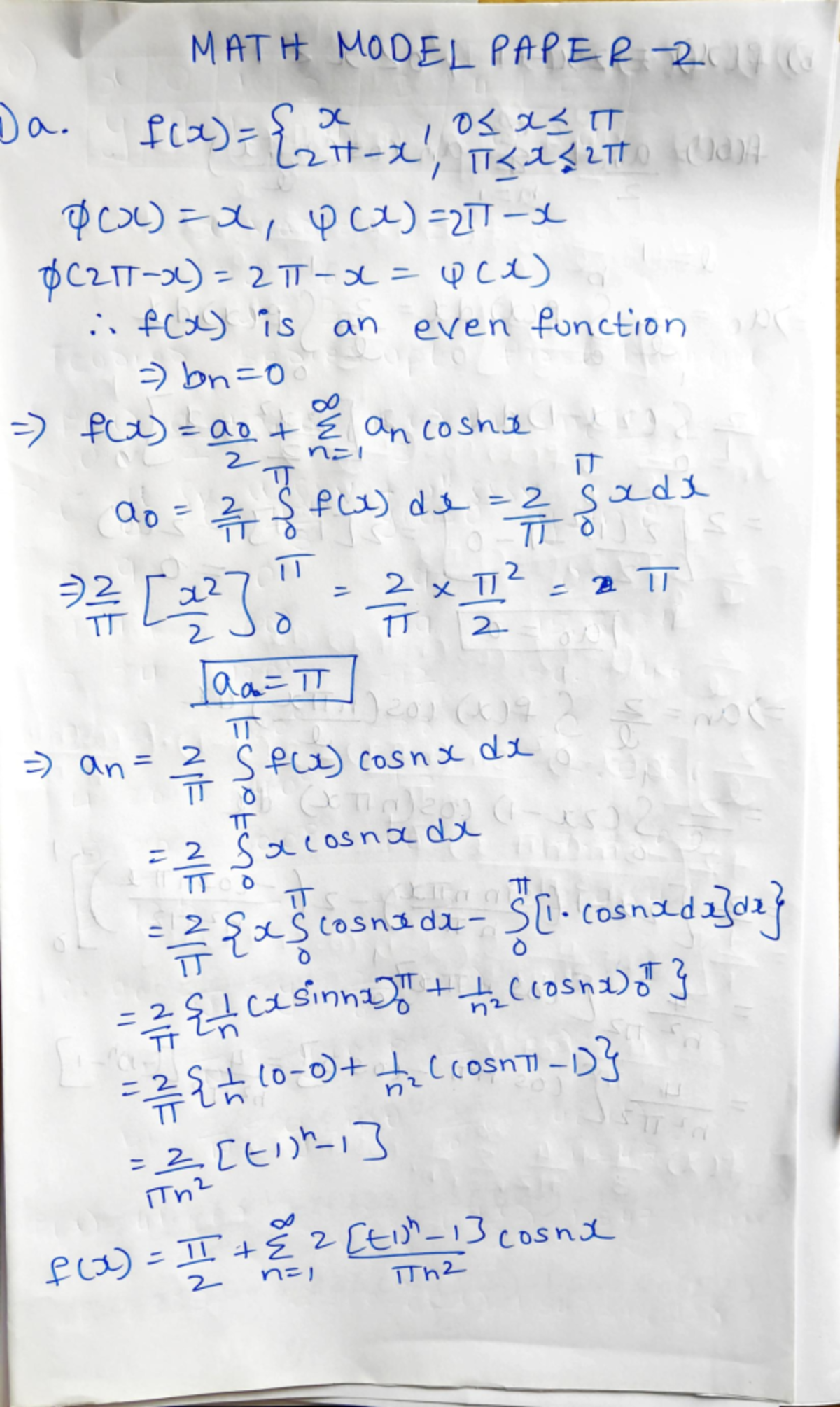 Math mode paper-2 (1st internals edition) - AV Mathematics-III for EC ...