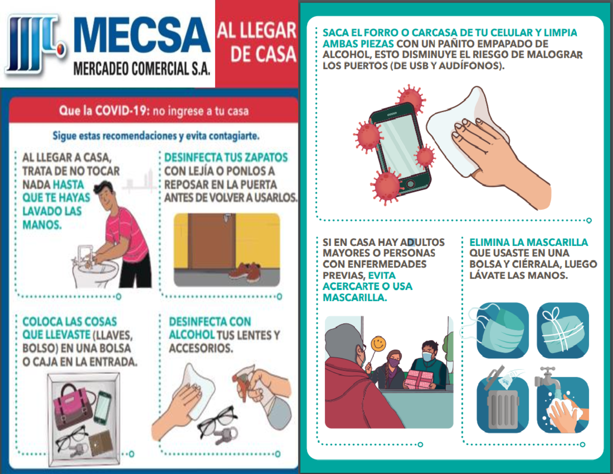 Triptico- Recomendaciones AL Ingresar SU CASA - Mecsa - Seguridad Y ...