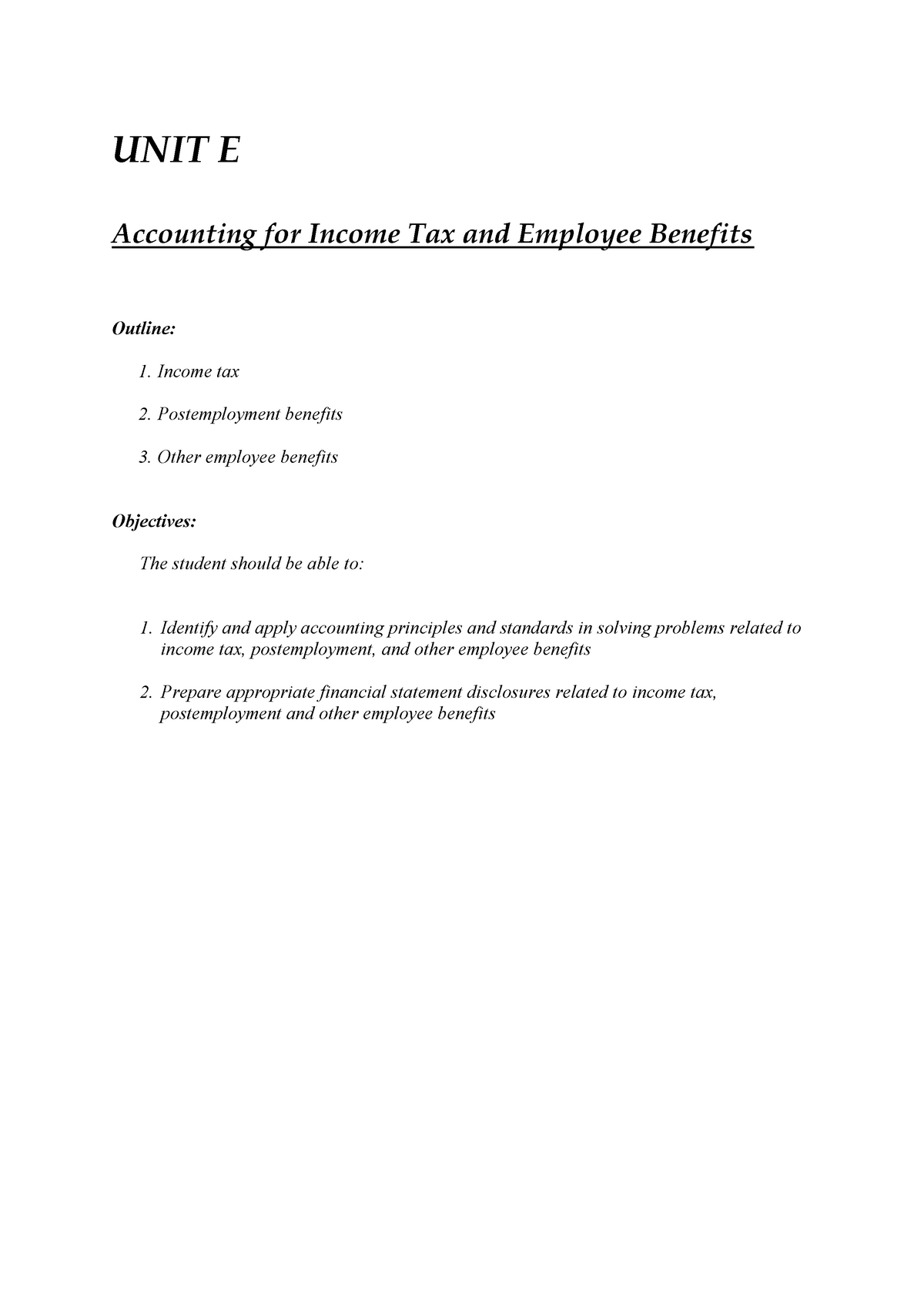 Accounting For Income Tax - BS In Accountancy - Studocu