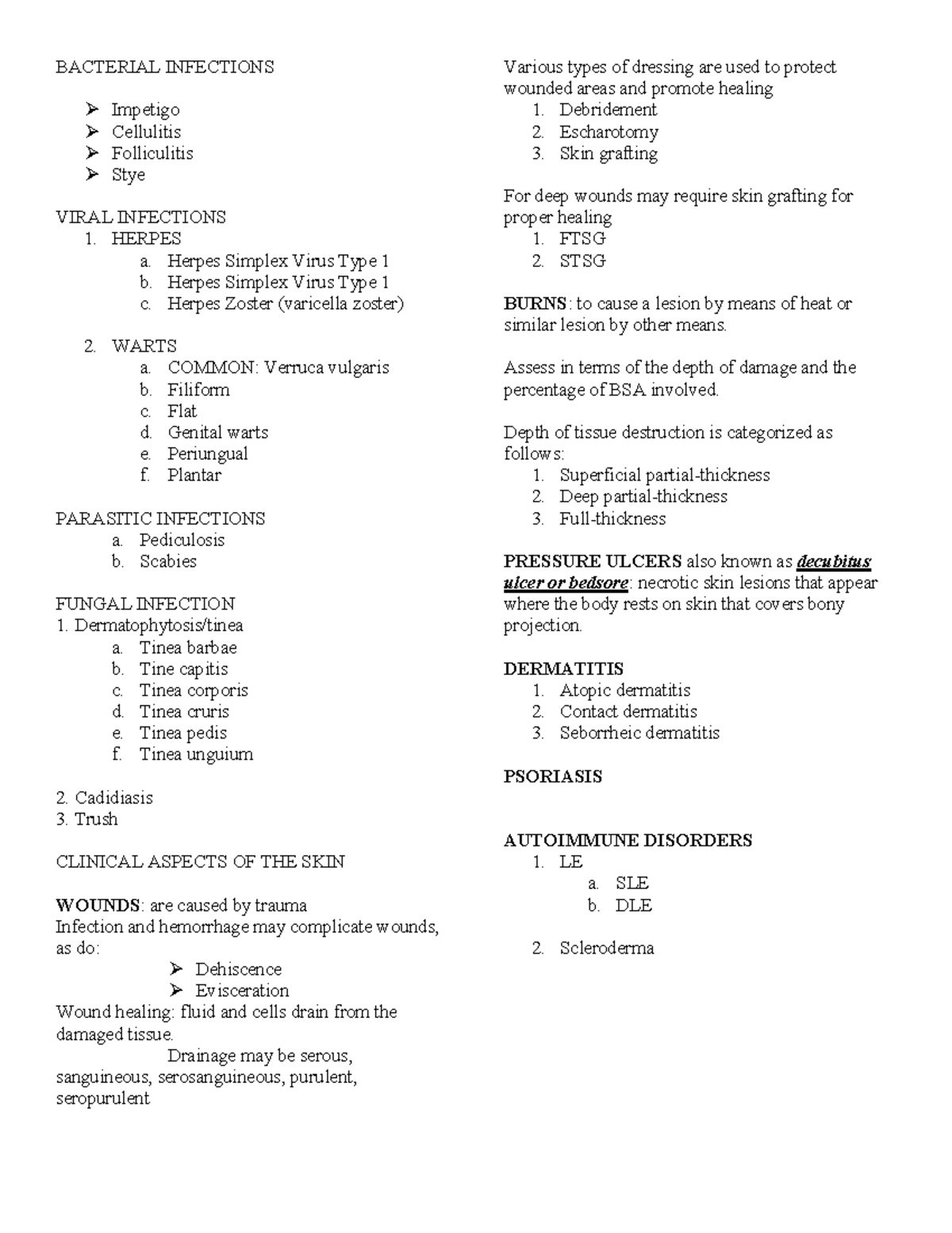 Clinical Aspects Of The Skin - Bacterial Infections Impetigo Cellulitis 