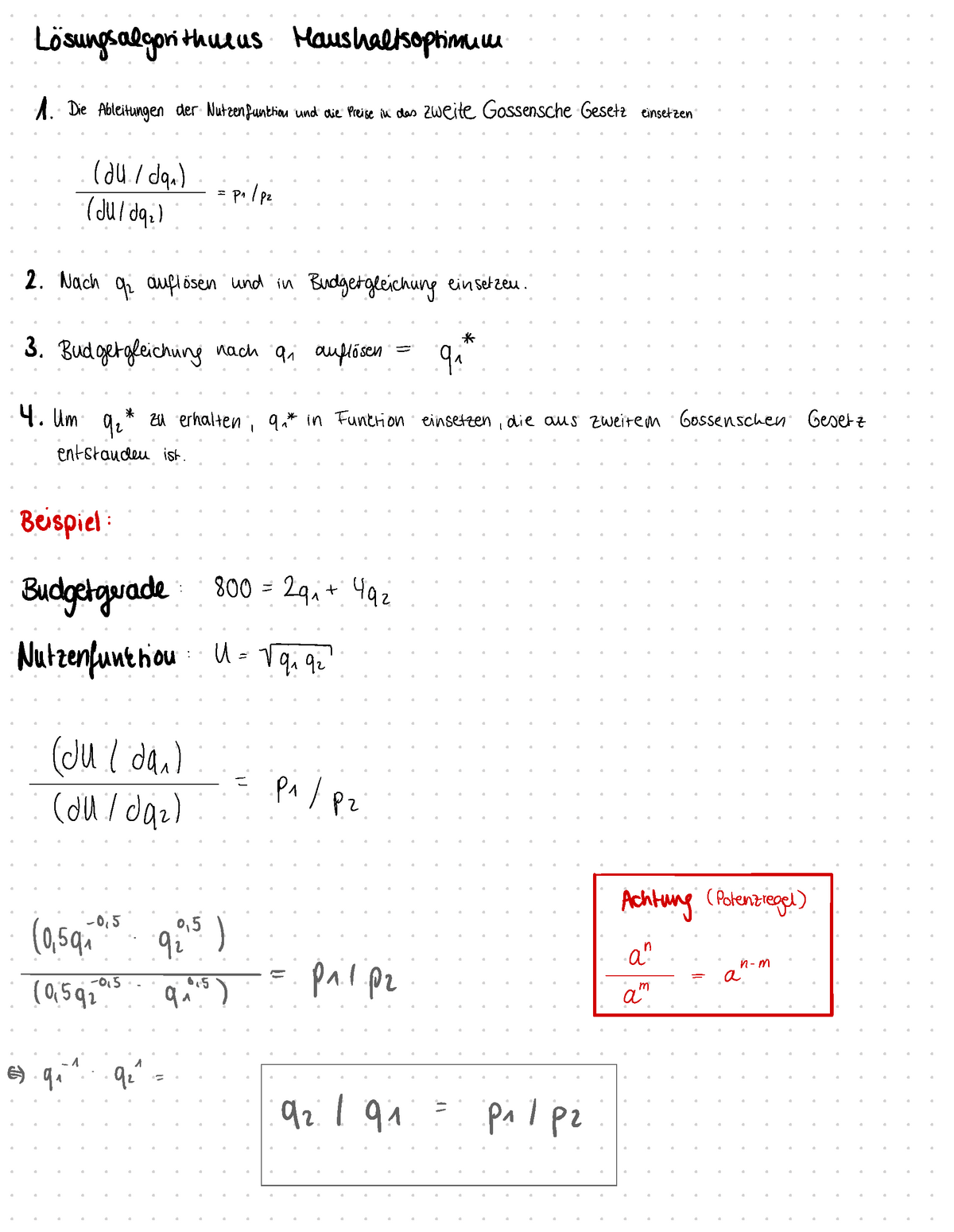 Haushaltsoptimum Berechnen Warning Error During Font Loading Xmlhttprequest Is Not Defined Sungs Algorithmus Haushalts Optimum Die Ableitungen Der Studocu