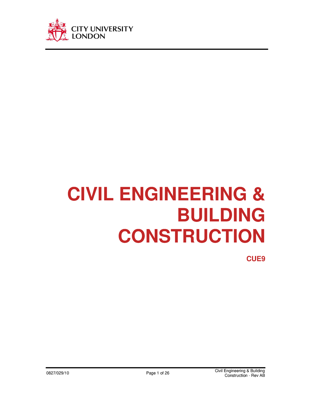 2012 11 29 Civil Engineering And Building Construction - CIVIL ...