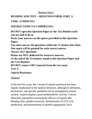 Full Reading Test ABC-3 - Practice Test 9 READING SUB-TEST – QUESTION ...