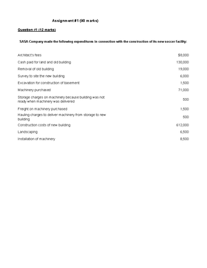 [Solved] Prince Albert Company to construct a new office building ...