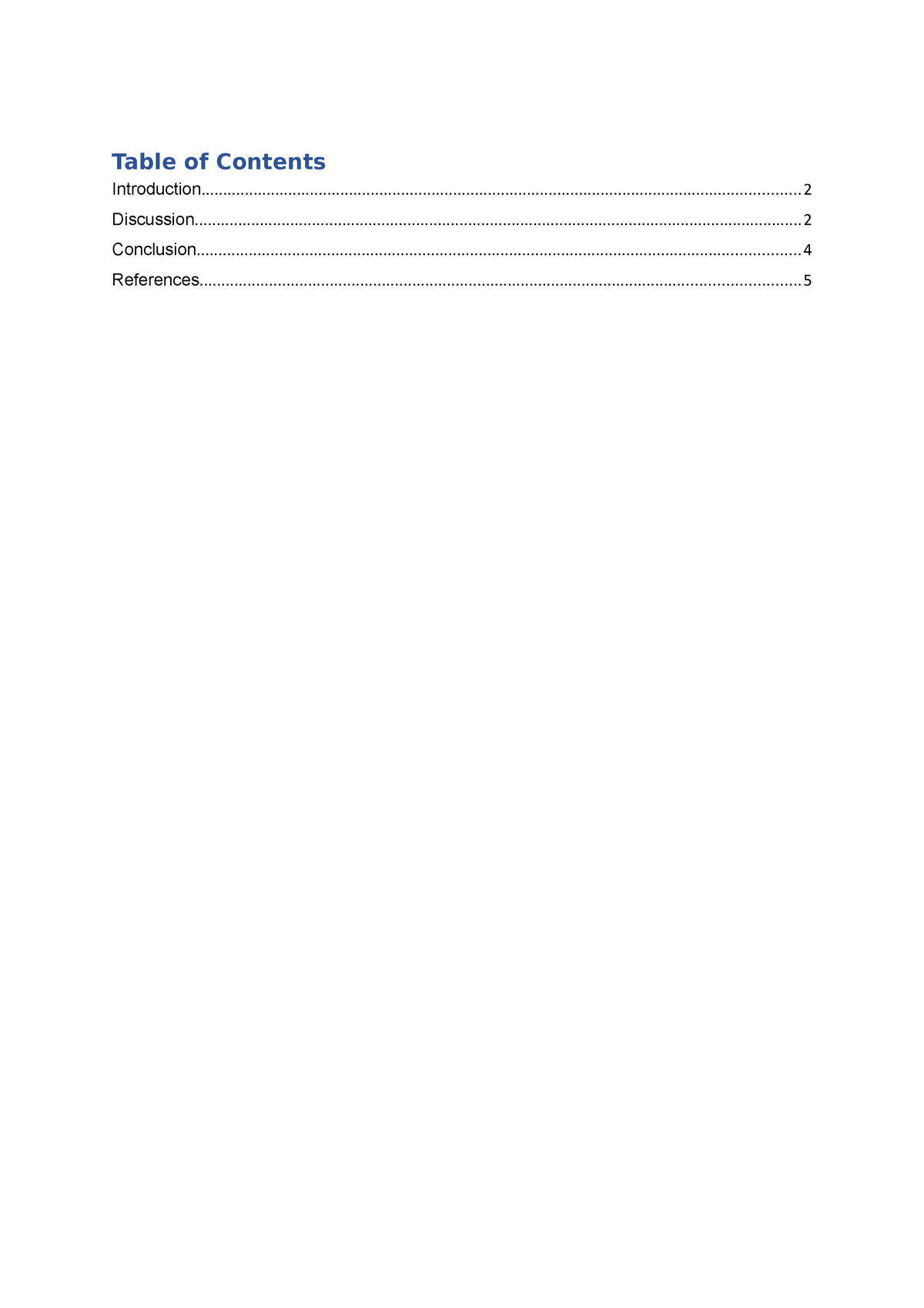 Advanced Strategic Management Assignment 1 - Table of Contents - Studocu