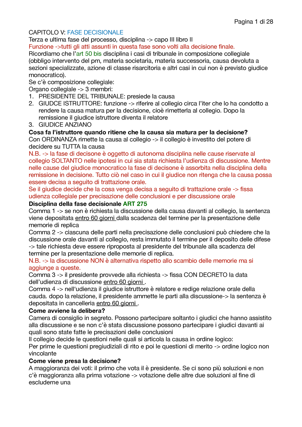 Riassunti Procedura 2 - Corso Di Diritto Processuale Civile. Ediz ...