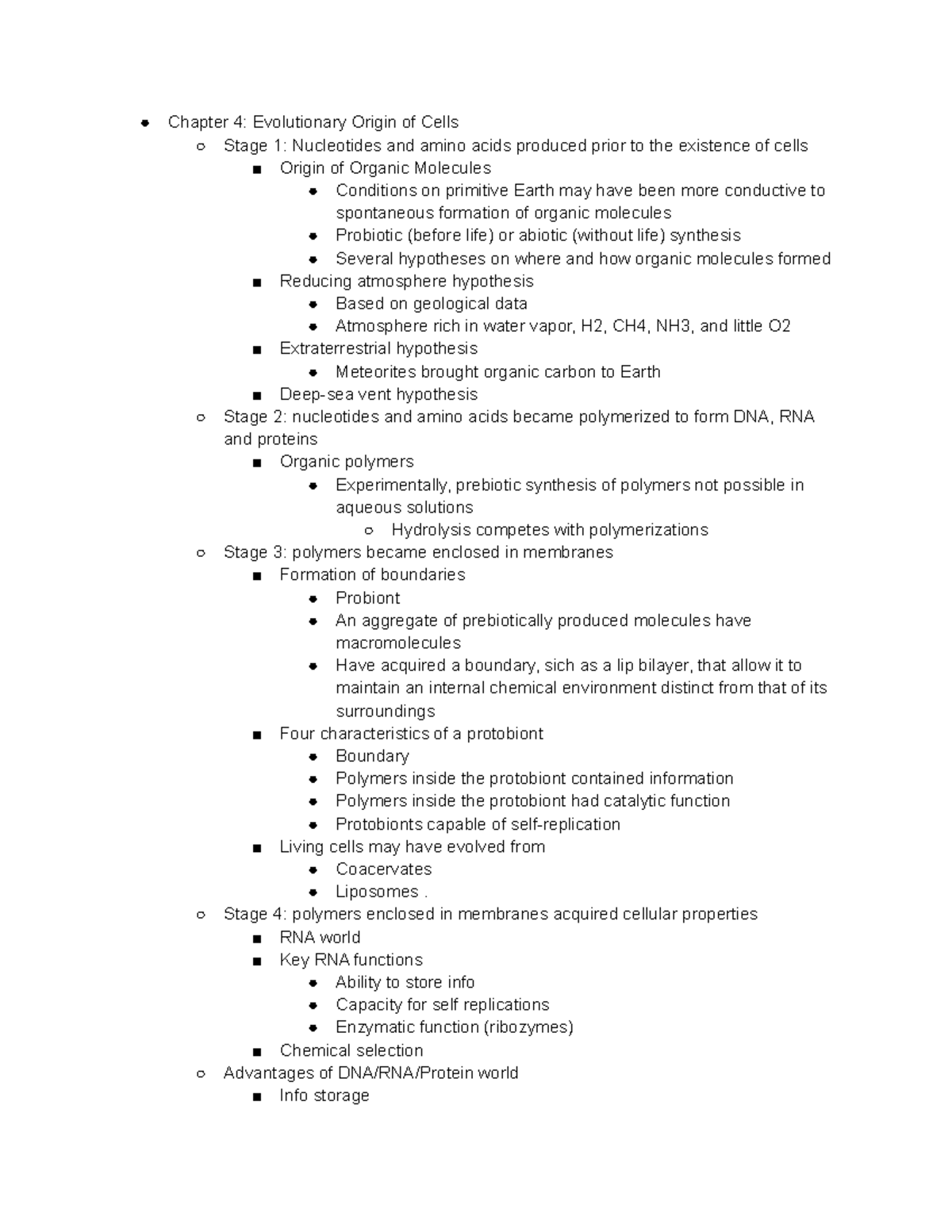 Chapter 4 Notes - Professor: Dr. Jerreme Jackson - Chapter 4 ...