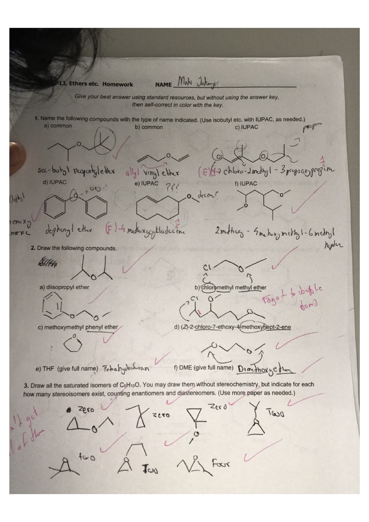 isomers of c5h10o alcohol