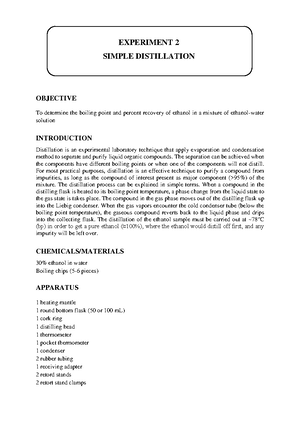 Lab CHM207 (1) - FACULTY OF APPLIED SCIENCE LAB REPORT 1 FOR CHM 207 ...