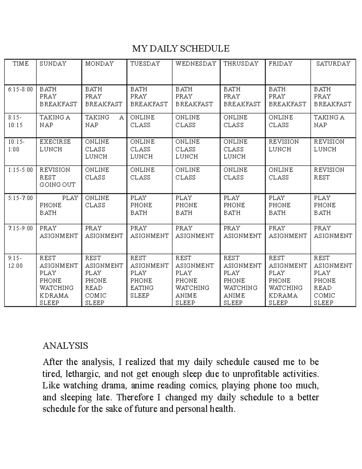 my-daily-schedule-obm-131-my-daily-schedule-time-sunday-monday