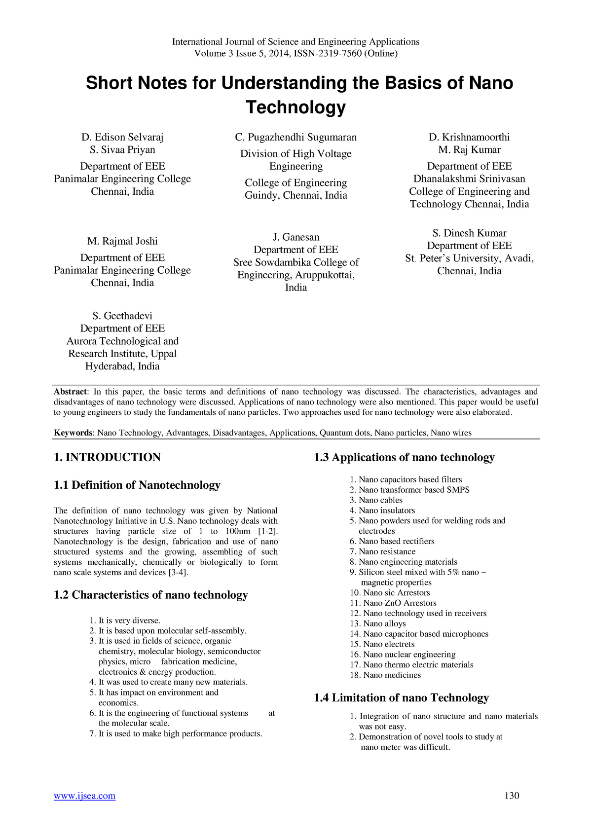 short-notes-volume-3-issue-5-2014-issn-2319-7560-online-short