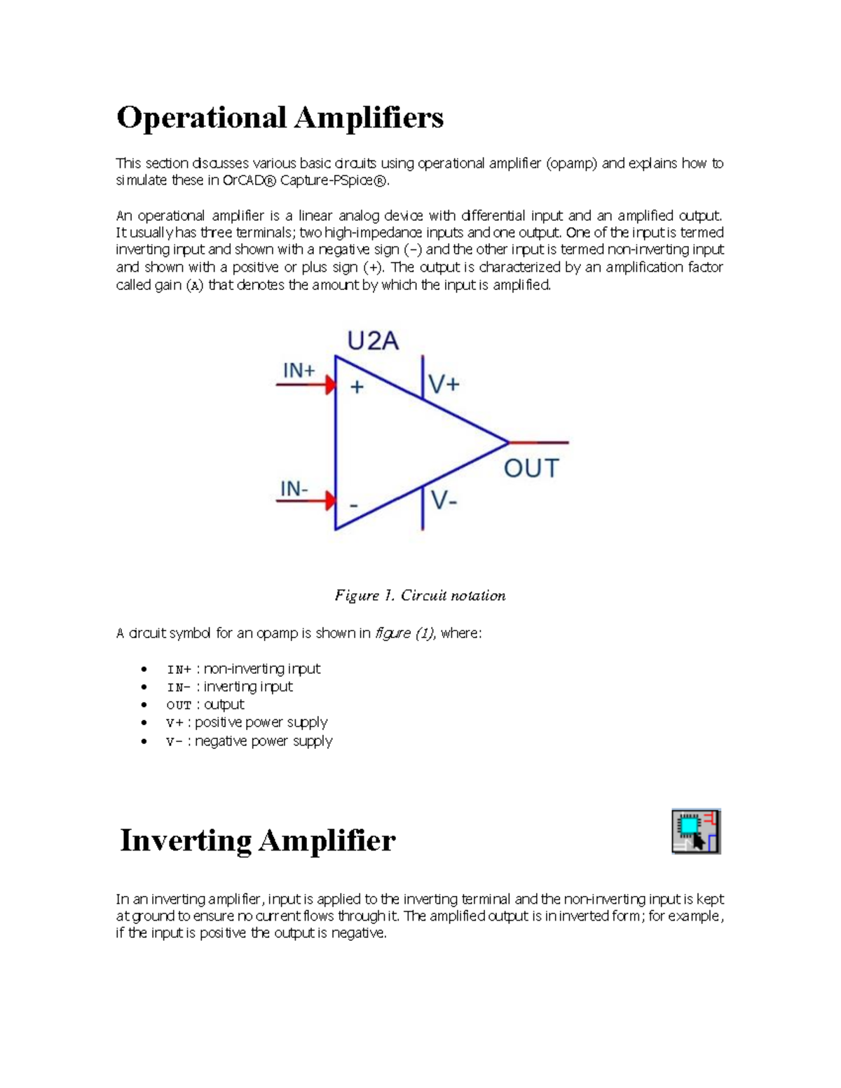 Operational Amplifiers Prácticas - Operational Amplifiers This Section ...