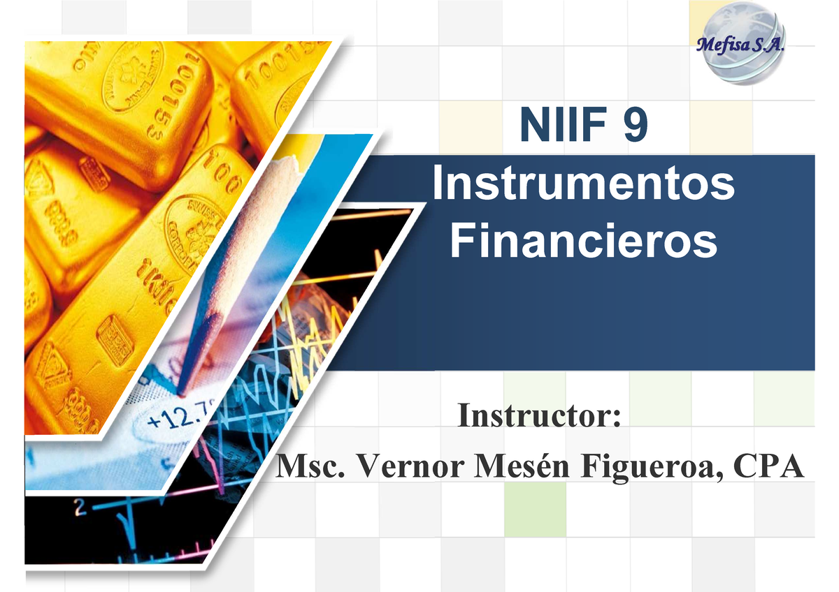 NIIF 9 Resumen Diapositiva Parte 1 - LOGO NIIF 9 Instrumentos ...