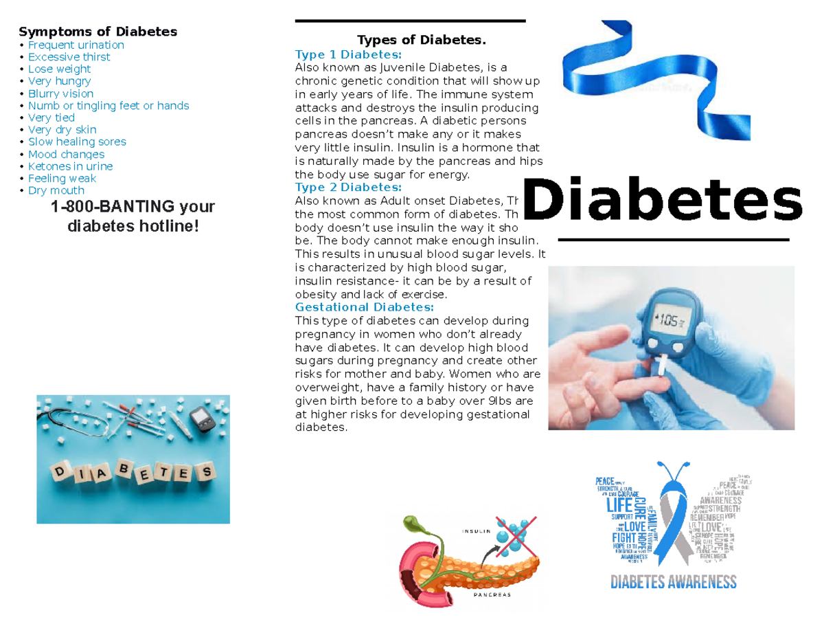 Diabetes Pamphlet - Ijohhhhkjhjkkk;lkllklkkll - Symptoms Of Diabetes 