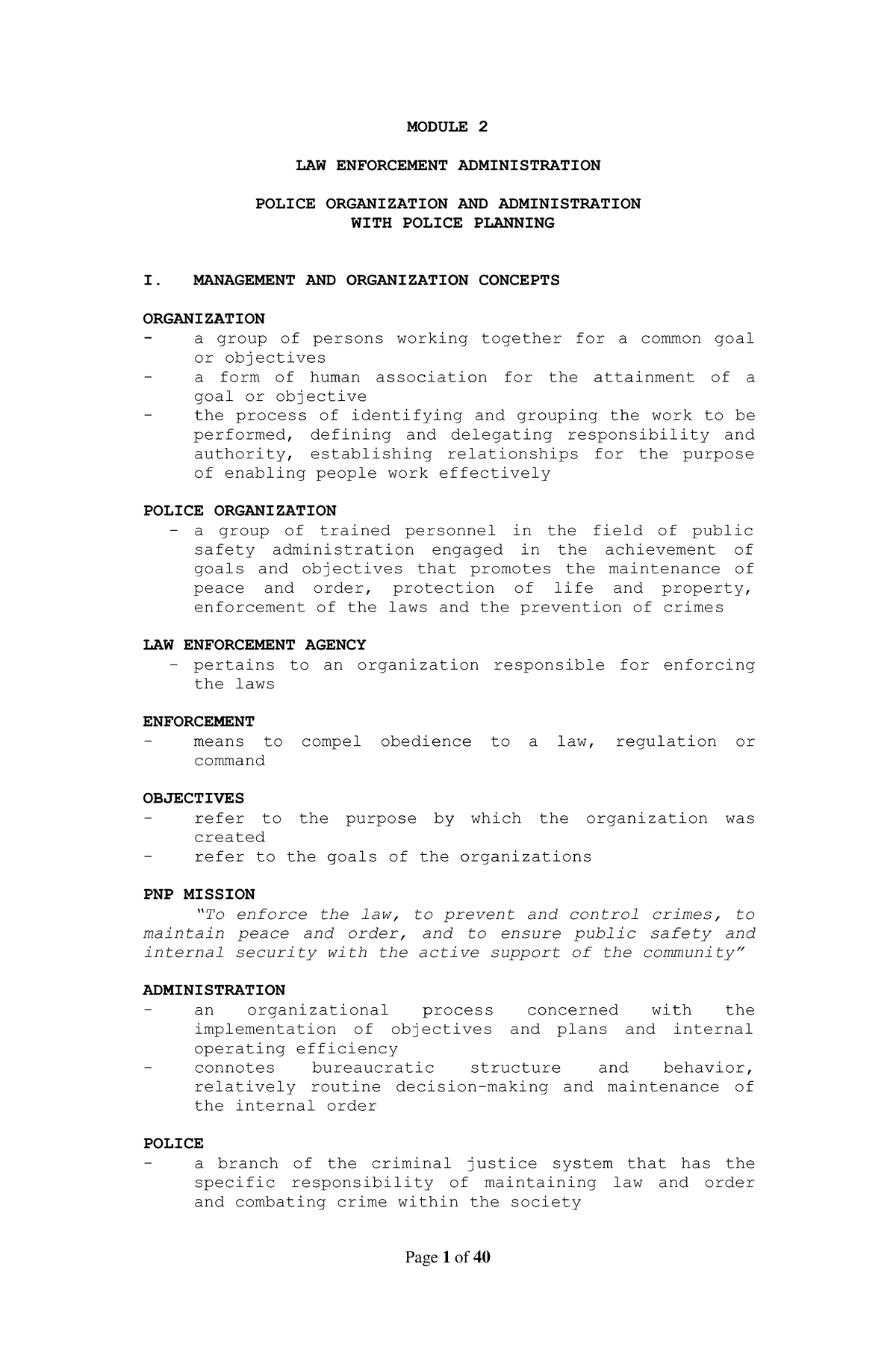 LEA Module 2 - lea - PagePage 11 ofof 4040 MODULEMODULE 22 LAWLAW ...