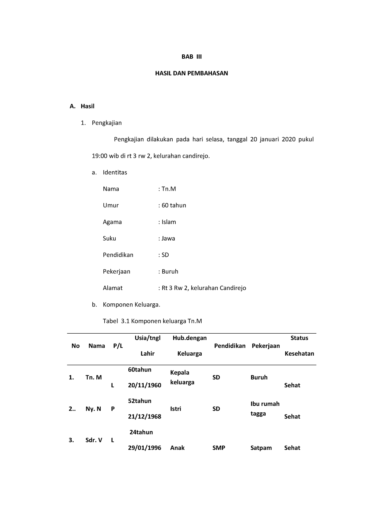 Bab 3 - Florentinarina Fernandes - BAB III HASIL DAN PEMBAHASAN A ...