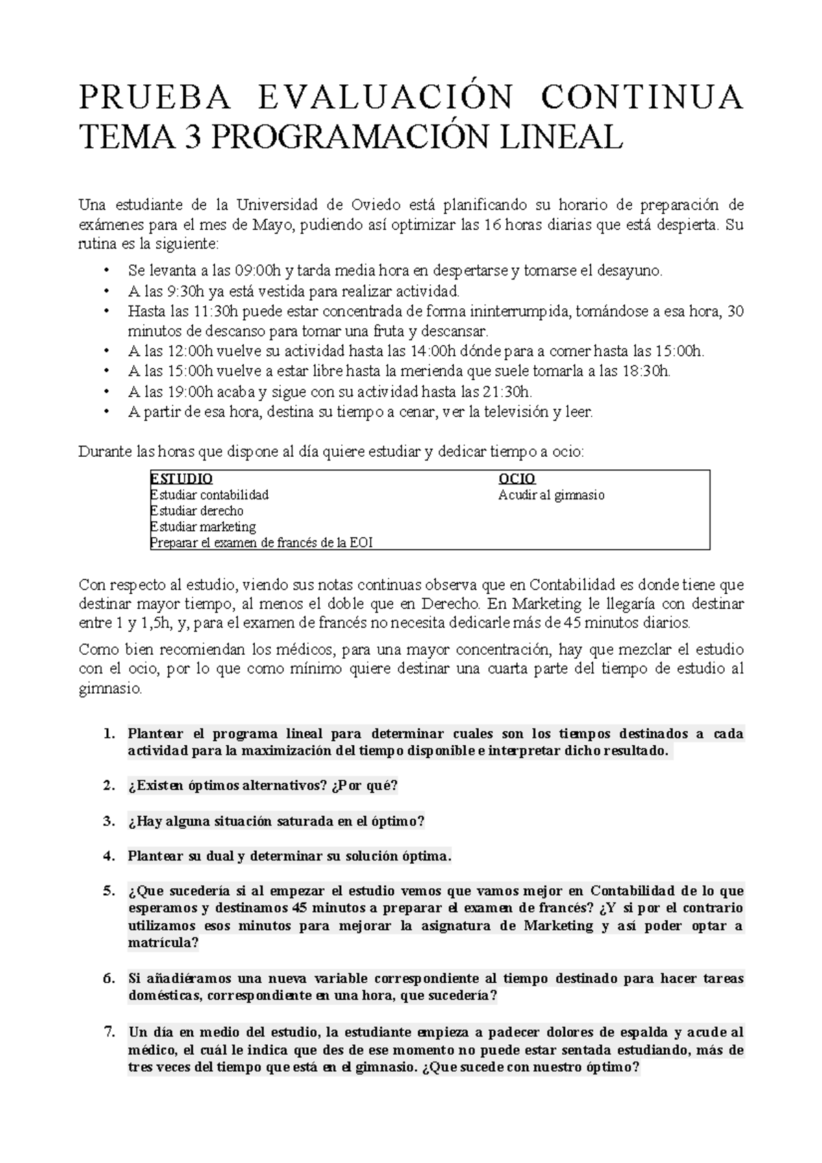 Tema 3: Ejercicios de evaluación - PRUEBA EVALUACIÓN CONTINUA TEMA 3 ...