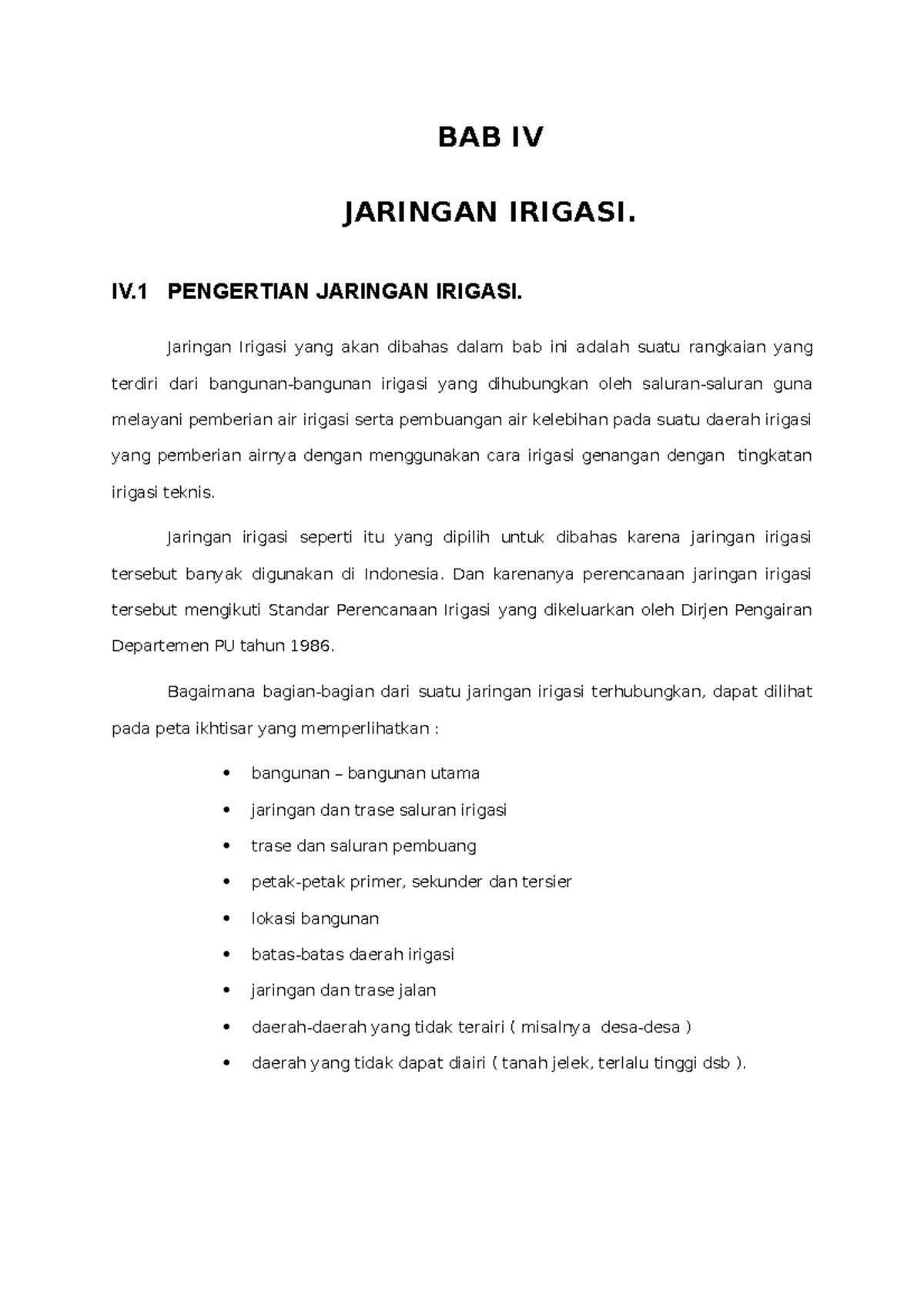 Perancangan Irigasi Dan Bangunan Air - Subbab 4.1-4.2.2 - BAB IV ...