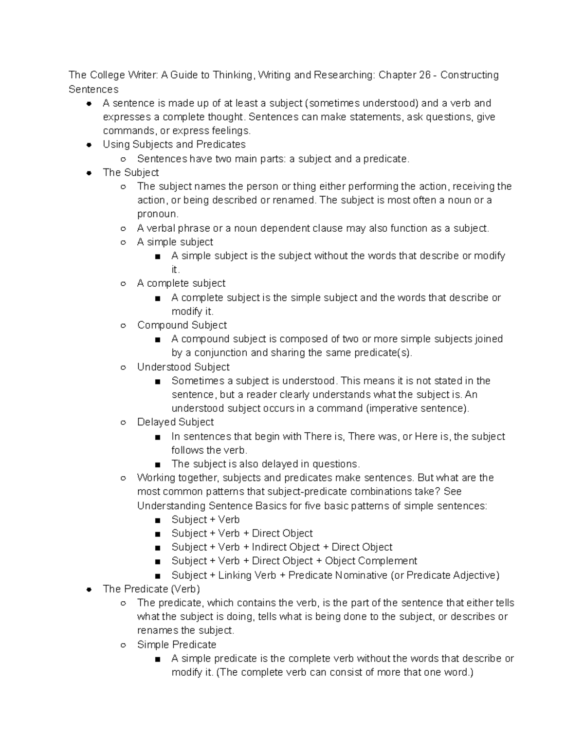 Week 1- Reading Notes - The College Writer: A Guide to Thinking ...