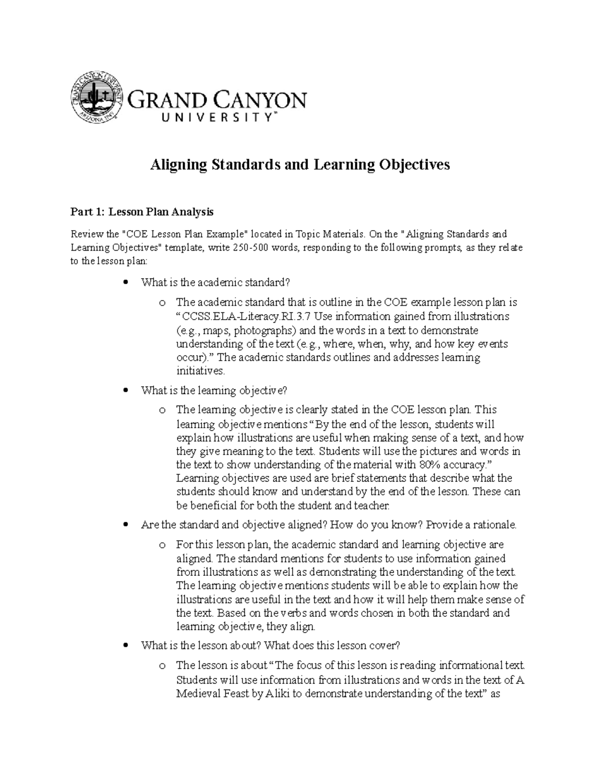 ELM-210-D-T2-Aligning Standards and Learning Objectives - Aligning ...