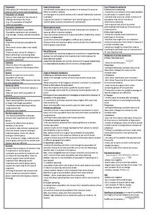 GEA1000 Cheatsheet - SUMMARY - Univariate Exploratory Data Analysis ...