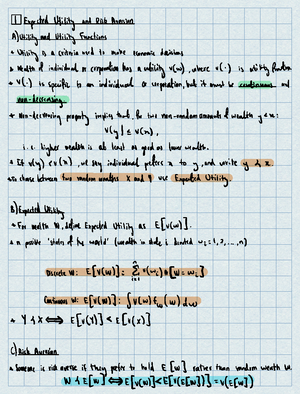 Probability-2 - Some Notes That Summarise Topic 1 Of Actl1101 - Sample ...