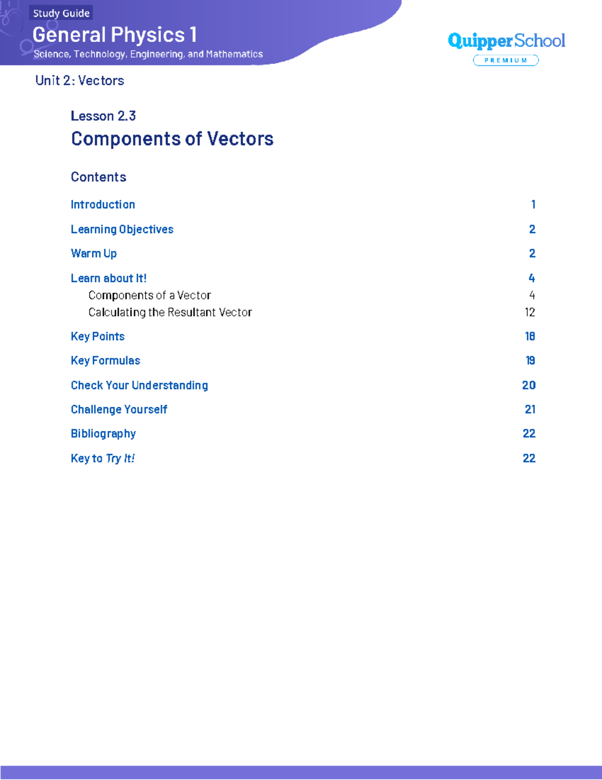 PHY1 11 12 Q1 0203 FD - physics - Components of Vectors Lesson 2 ...