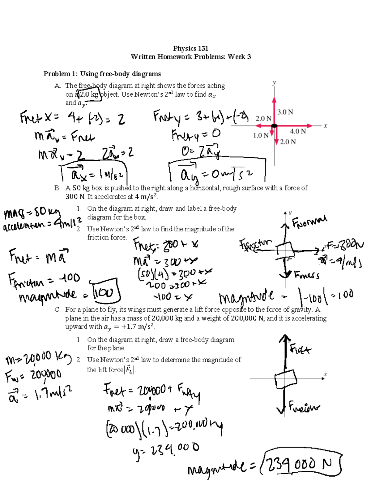 flip it physics homework answers