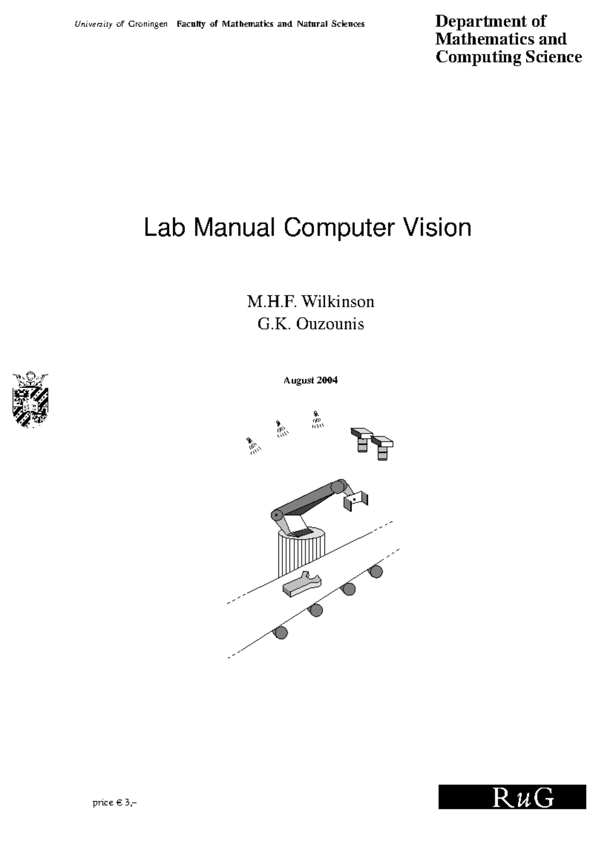 Cv prakt - Notes of computer vision - University of Groningen Faculty ...