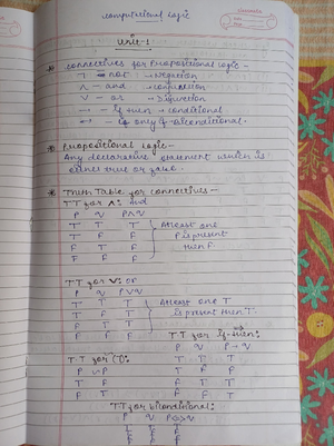 Computational logic reference unit1 arindama singh - Chapter 1 ...