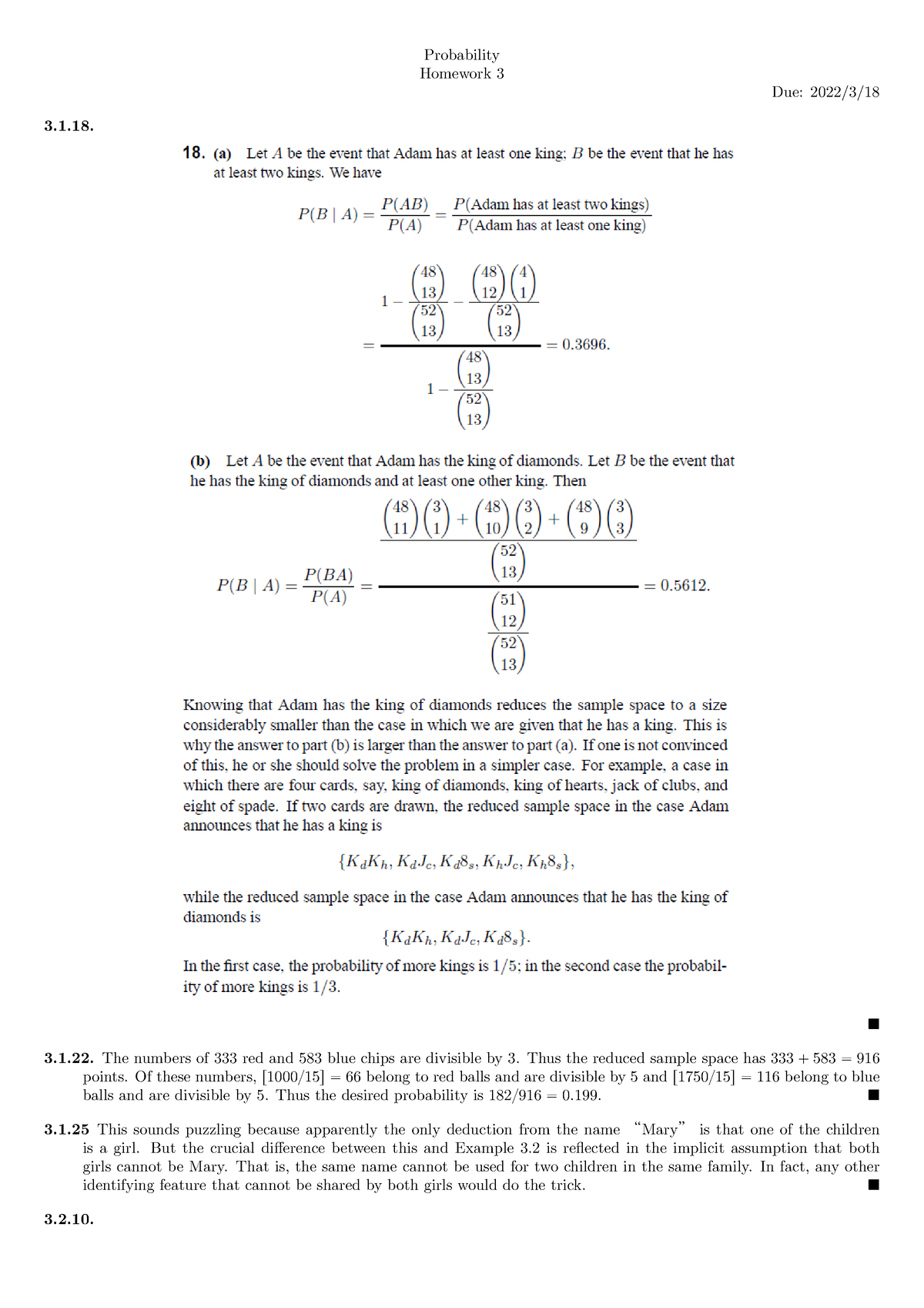 probability homework 3