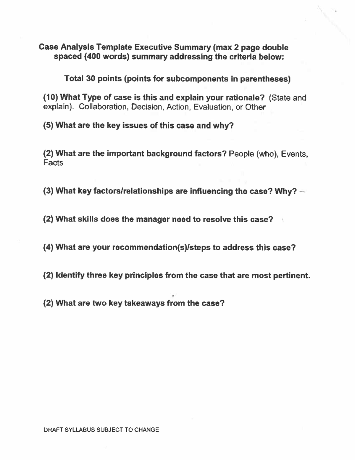 Case Questions and Presentation Guidelines - HA 8160 - Studocu
