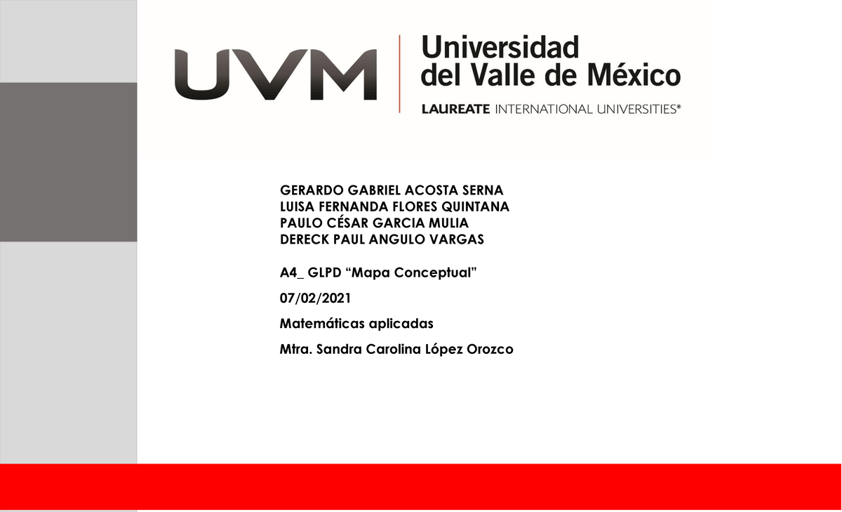 Actividad 4 Equipo Mapa conceptual matematicas aplicadas