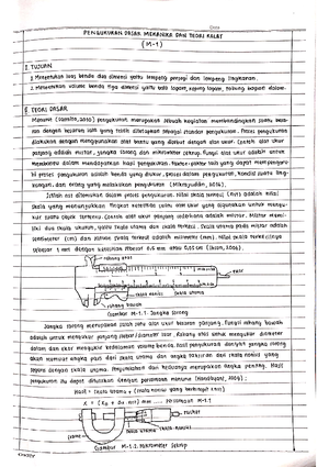 L1 - Materi Laporan Praktikum Fisika Dasar - Prak. Fisika Dasar - Studocu