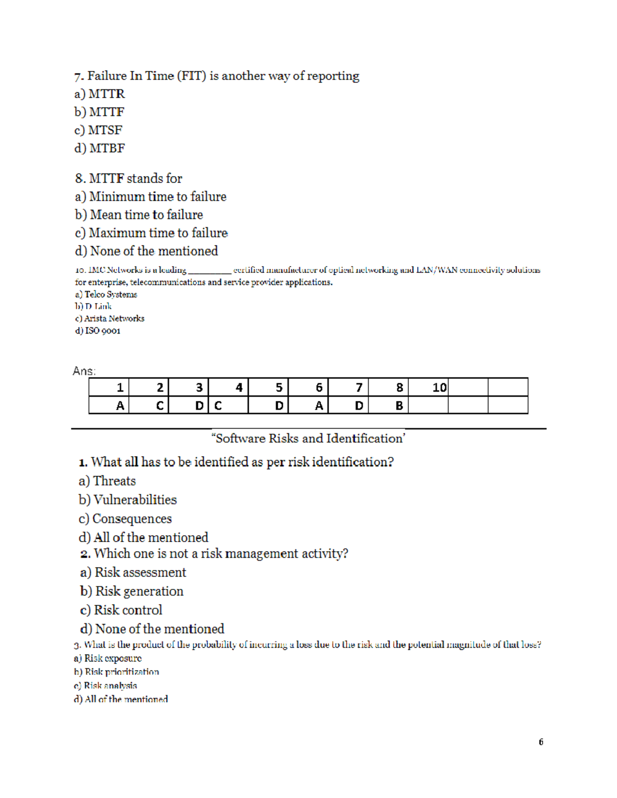 Five - MCQ Of Software Project Management MCQ Of Software Project ...